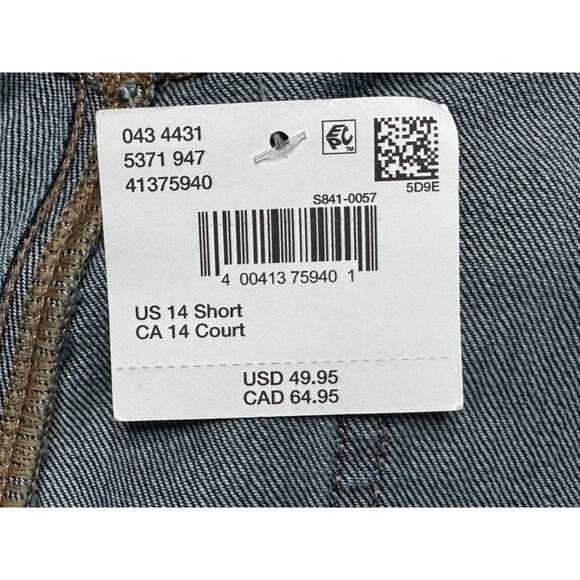 NWT American Eagle Women's Curvy Stovepipe Blue Denim Jeans - Size 14S (36x29) - Picture 6 of 7